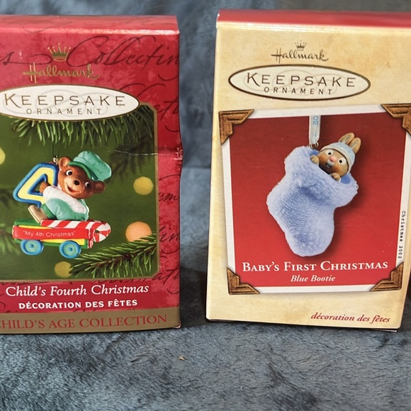 VINTAGE HALLMARK KEEPSAKE ORNAMENTS LOT OF 6. 1988-2002.  #3 - Picture 2 of 6